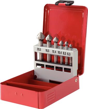 HSS Co 5 Kegel+Entgratsenker-Satz 90°,
