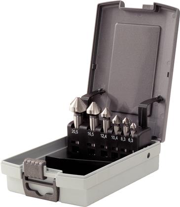 HSS Kegel+Entgratsenker-Satz 90°,6-tlg.