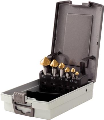 HSS TiN Kegel+Entgratsenker-Satz 90° in