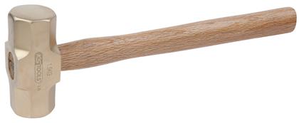 Minenhammer BRONZEplus Hickorystiel 2.500 g Hammerkopf