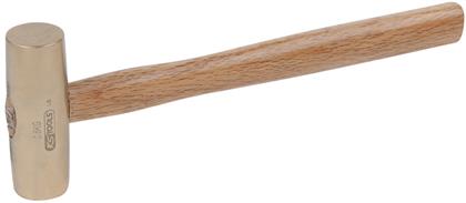 Maschinistenhammer BRONZEplus amerikanische Form Hickorystiel 500 g