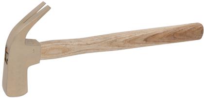 Klauenhammer BRONZEplus Hickorystiel 600 g Hammerkopf