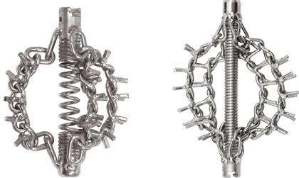 Kettenschleuderkopf m.Spike-Kette,Ø45mm,