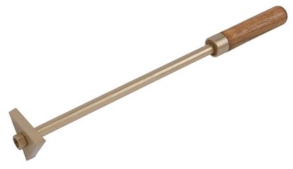 BRONZE+ Dreikant-Plattenschaber 420 mm