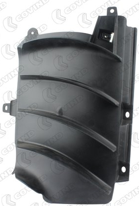 Luftführung Fahrerhausecke Links Schwarz