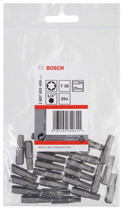 Schrauberbit Extra-Hart, T30, 25 mm, 25er-Pack