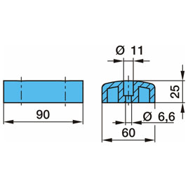 Anschlagpuffer 90X60X25