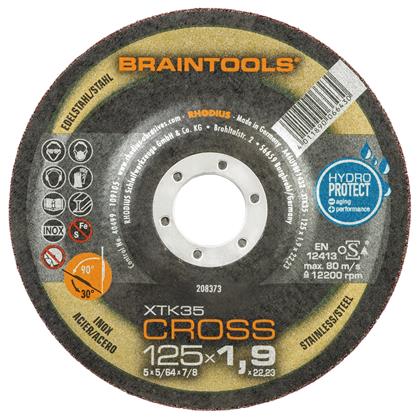 Extradünne Trennscheibe XTK35 CROSS BRAINTOOLS