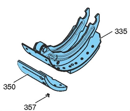 Bremsbacke S7 4218 T090