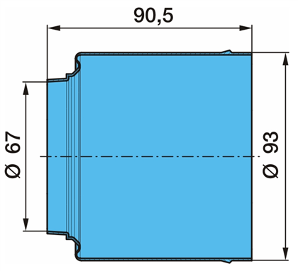 Dichtring Fettfang 10T D=93/67X90,5