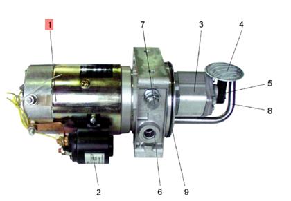 Elektromotor 24 V  2,2 KW