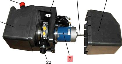 Elektromotor 24 V 1,2 KW