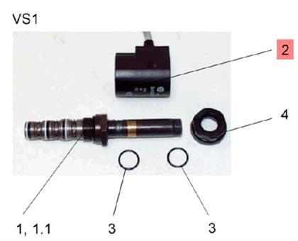 Magnetspule 24V 4/2  600mm