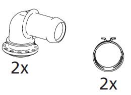 Btl. Kleinteile H2o 2x90° Wuet Tt-Evo