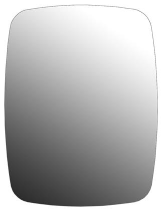 Spiegelglas 289 R1800 300x214x3, 12V