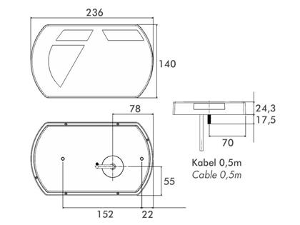 LED Heckleuchten PRO-LANE II li. m. NSL