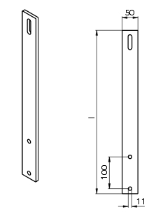 Lasche 515 mm  1 059 112