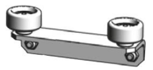 Rollenhalter-Set BG SB-Profi