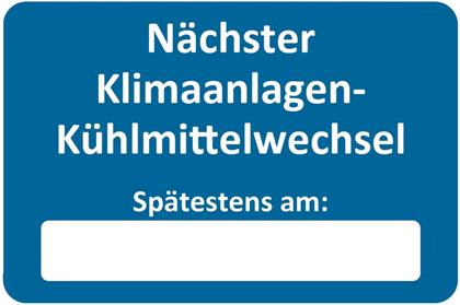 Aufkleber "Kühlmittel-Wechsel" (250 St.)