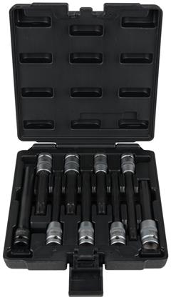 1/2" Zylinderkopfschrauben-Steckschlüssel-Satz, 9-teilig