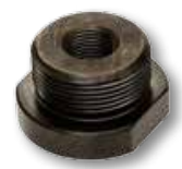 K 301 Adapter für SSW Schlaghammer auf Zollgewinde außen, innen M20x2 auf 1 1/2“/16G UN außen