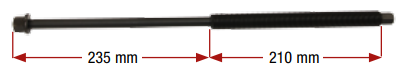 K321-12 Zugspindel M20 auf M12