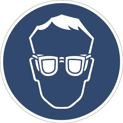 Gebotsschild Augenschutz