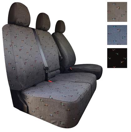 Sitzbezug Top Schwarz Vorn Kpl