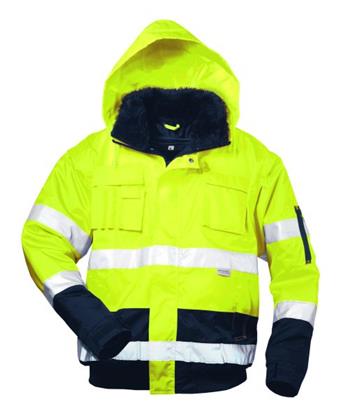 SIEGFRIED WARNSCHUTZPILOTJACKE, GELB/MAR