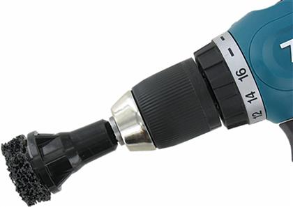 Bürstenscheibe, Bohrmaschine