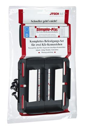 KENNZEICHENHALTER "SIMPLE-FIX"