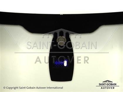 Frontscheibe glasklar mit Sensor