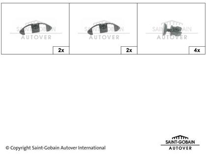 Clip Windschutzscheibe