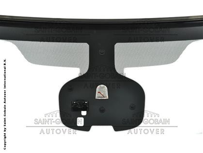 Frontscheibe grün mit Sensor Opel