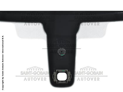 Frontscheibe grün mit Sensor Peugeot
