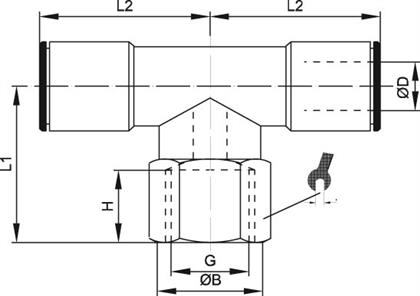 T-Aufschr./Drehbar 08/G 1/4