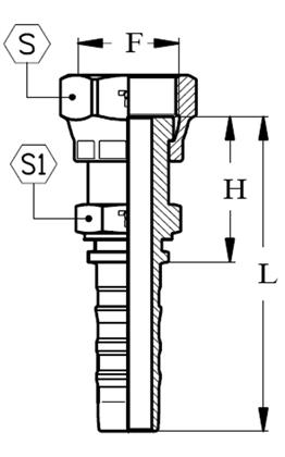 Hydraulikschlauch-Armaturen