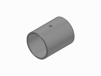 Lagerbuchse mit  Schmierbohrung