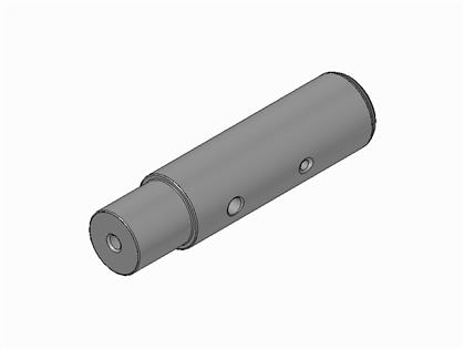 Bolzen für Bodenrolle mit  Schmier
