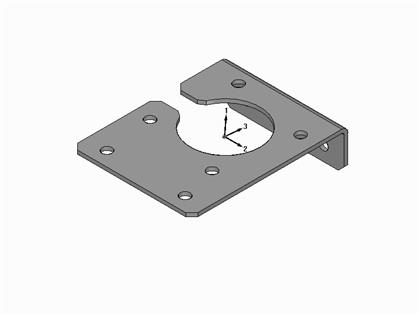 Halter für Sc - Steckdose