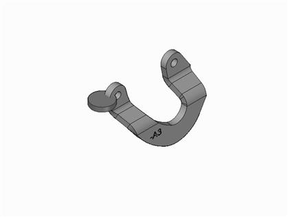 Umlenkhebel Kantteil