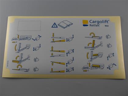 Bedienschild - R42 Rechts
