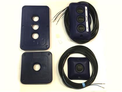 Tasterplatte 3+1 BS Aufbaumontage