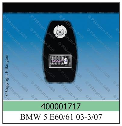 Frontscheibe grün mit Sensor BMW