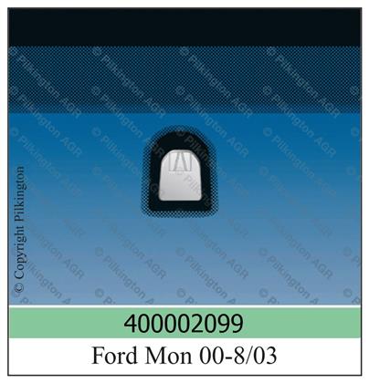 Frontscheibe grün Ford