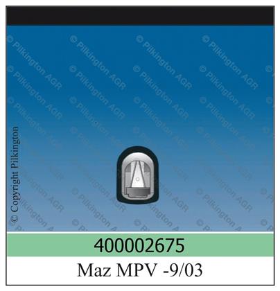 Frontscheibe grün Mazda