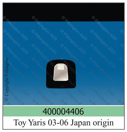 Frontscheibe grün Toyota