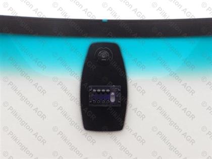 Frontscheibe glasklar mit Sensor