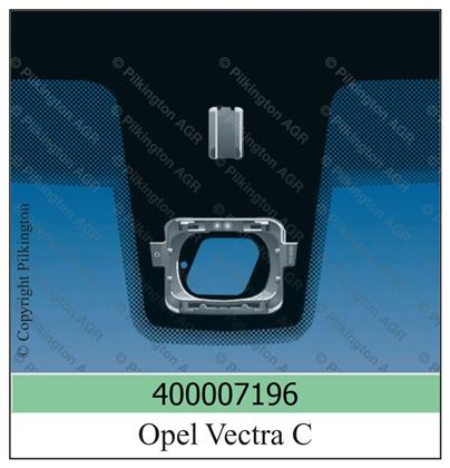 Frontscheibe grün Sensorvorb. Opel