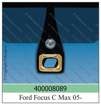 Frontscheibe grün Sensorvorb. Ford